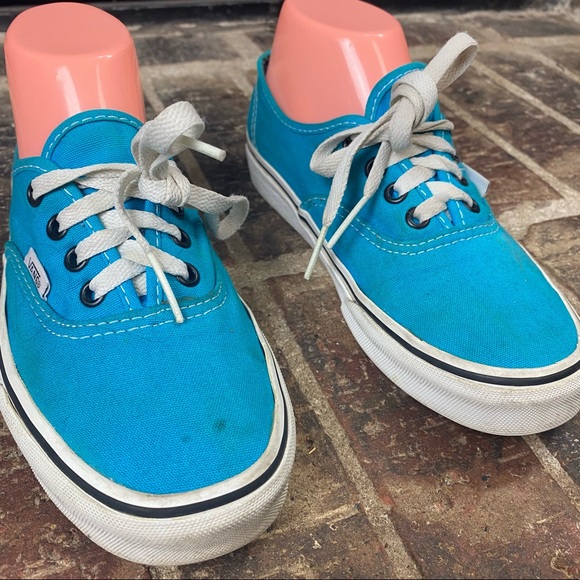 Vans Era TB4R Teal Turquoise Lace Shoes M5 L6.5 - Picture 6 of 11